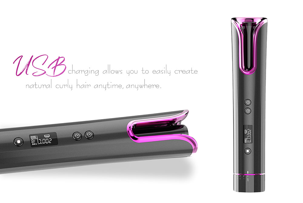 AUTOMATIC HAIR CURLER USB CHARGING