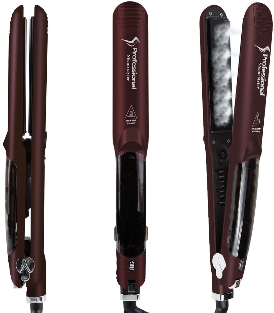 Professional Salon Steam Hair Straightening Iron