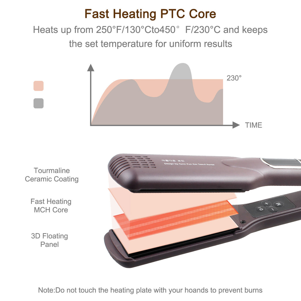  Hair Straighteners Professional MCH Heater Straightening flat irons